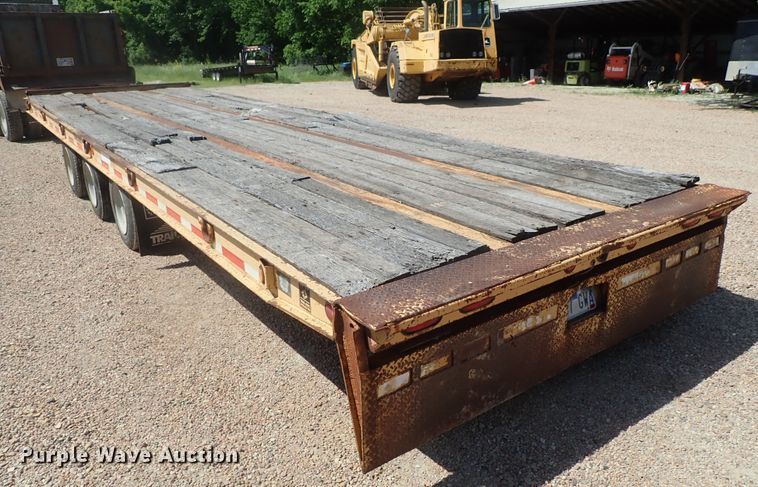 image for item DG2180 1999 Trail King TK50RB-300 tilt deck equipment trailer