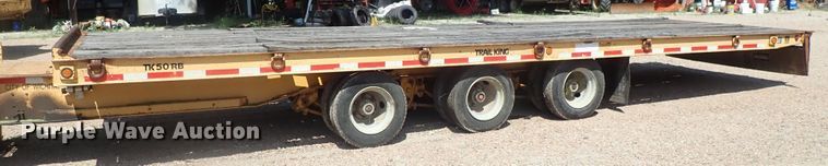 image for item DG2180 1999 Trail King TK50RB-300 tilt deck equipment trailer