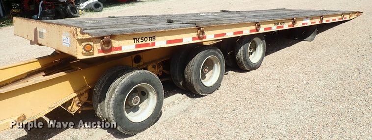 image for item DG2180 1999 Trail King TK50RB-300 tilt deck equipment trailer