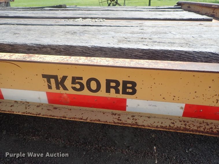 image for item DG2180 1999 Trail King TK50RB-300 tilt deck equipment trailer