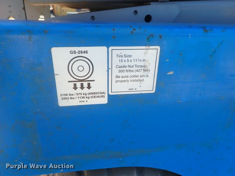 image for item DG2187 2006 Genie GS-2646  scissor lift