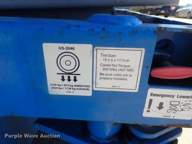 image for item DG2187 2006 Genie GS-2646  scissor lift