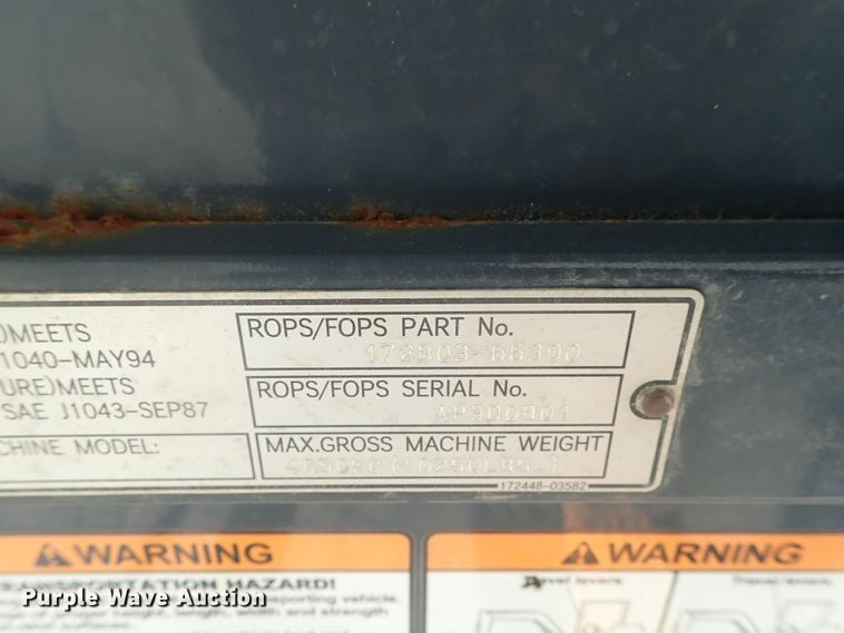 image for item DG2191 2015 Mustang 350Z NXTC  mini excavator