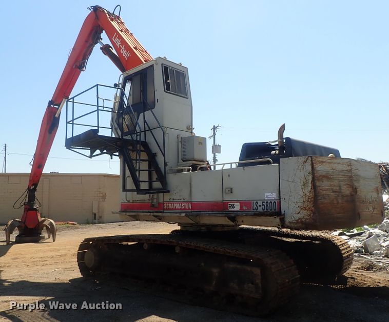 image for item DG2195 1981 Link Belt LS-5800  Scrap Master excavator