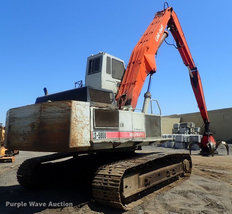 image for item DG2195 1981 Link Belt LS-5800  Scrap Master excavator