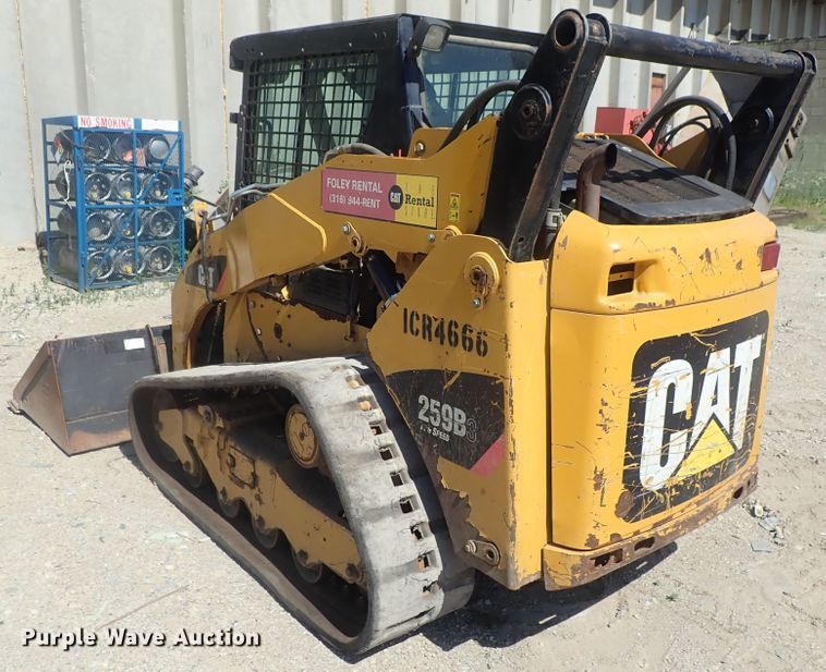 image for item DG2199 2011 Caterpillar 259B  tracked skid steer loader