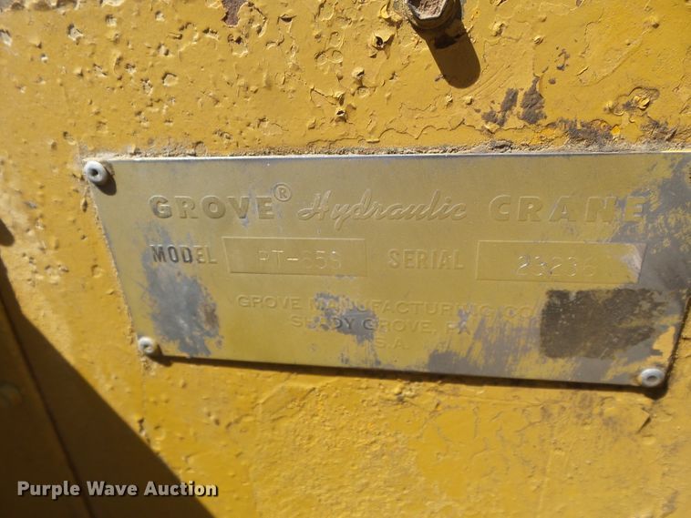 image for item DH3778 Grove PT659  crane