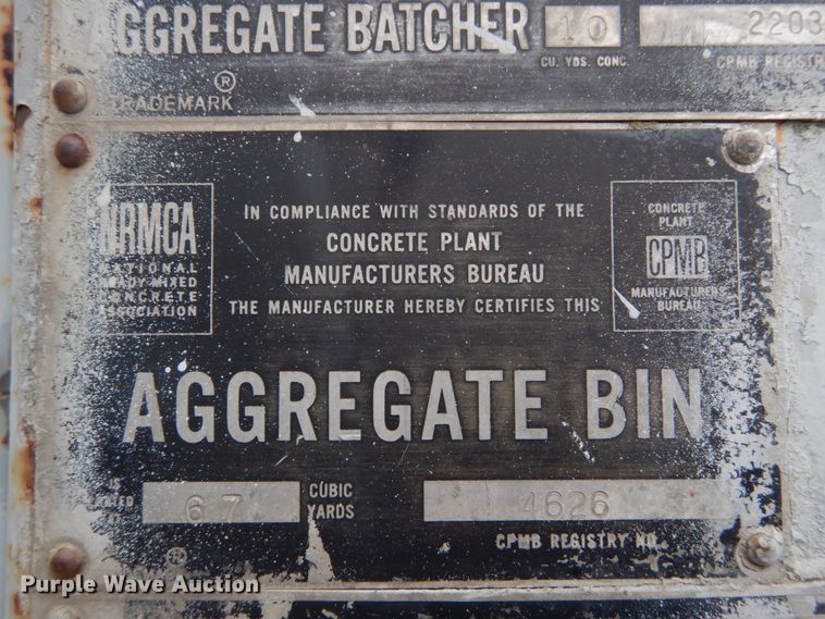 image for item DH5100 Uni-Rover 1048 concrete batch plant