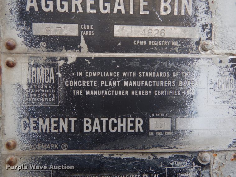 image for item DH5100 Uni-Rover 1048 concrete batch plant