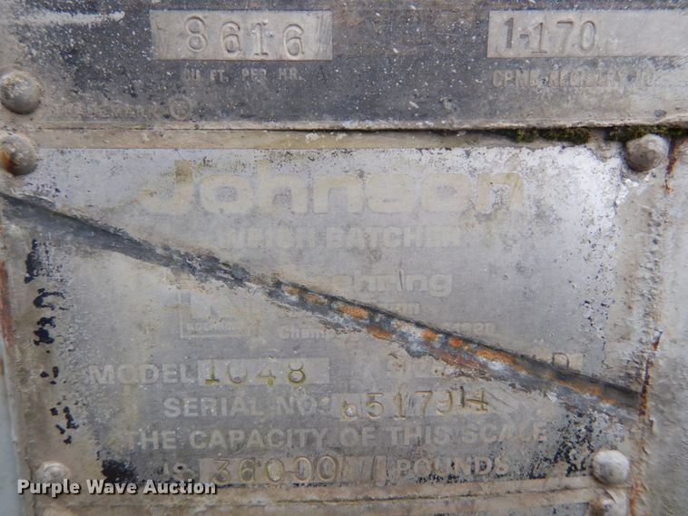 image for item DH5100 Uni-Rover 1048 concrete batch plant