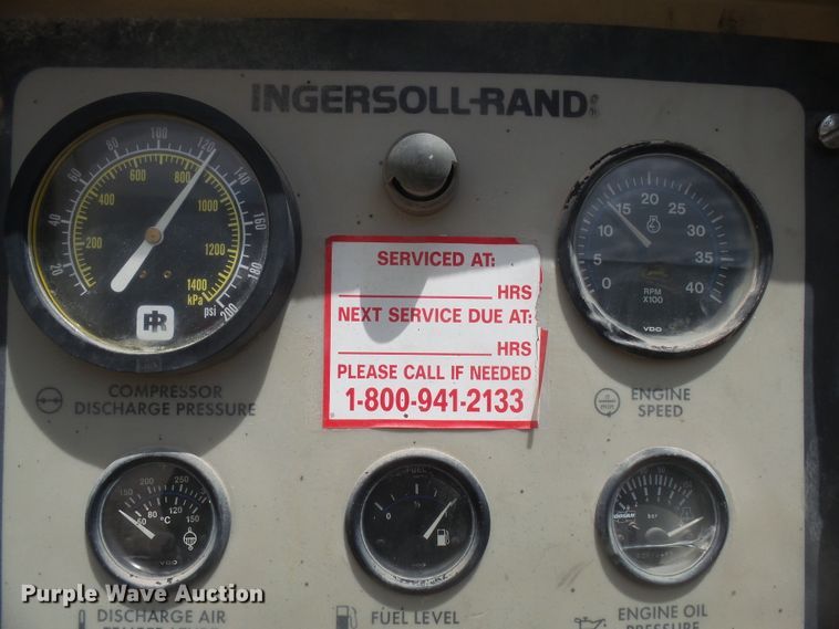 image for item DX9213 1999 Ingersoll Rand 1600  air compressor