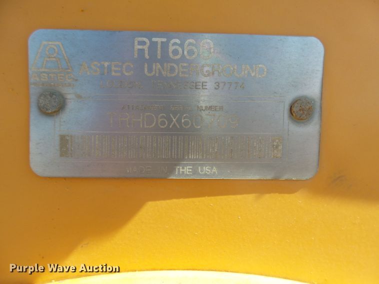 image for item DX9220 2007 Astec RT660  trencher