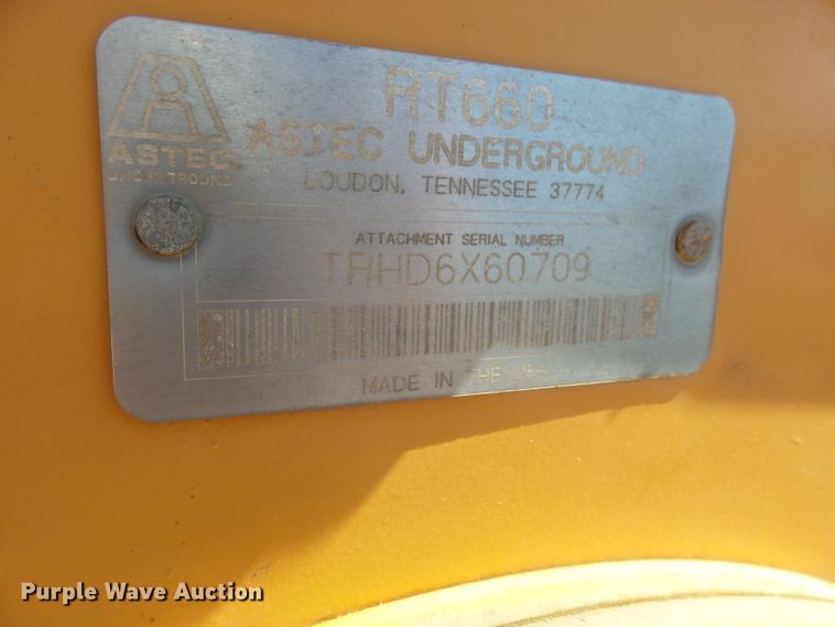 image for item DX9220 2007 Astec RT660  trencher