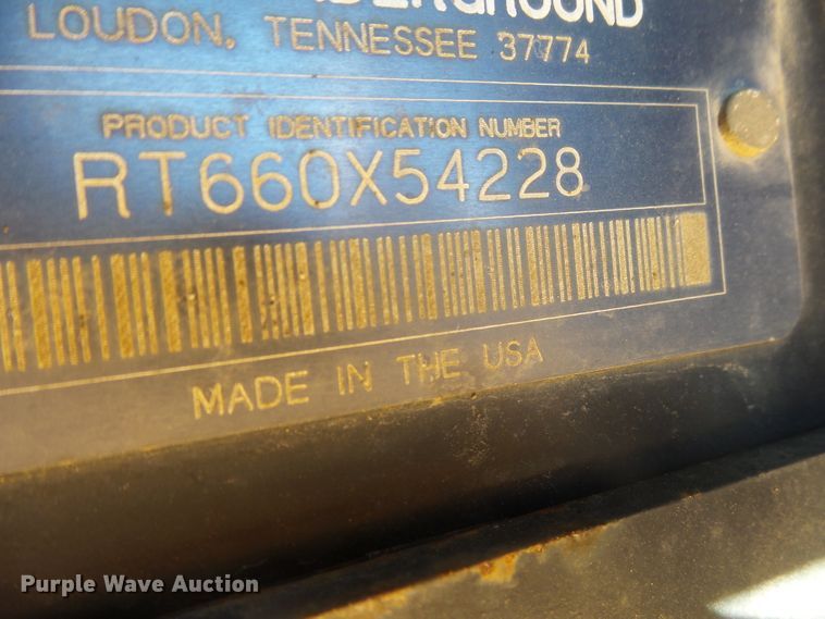 image for item DX9220 2007 Astec RT660  trencher