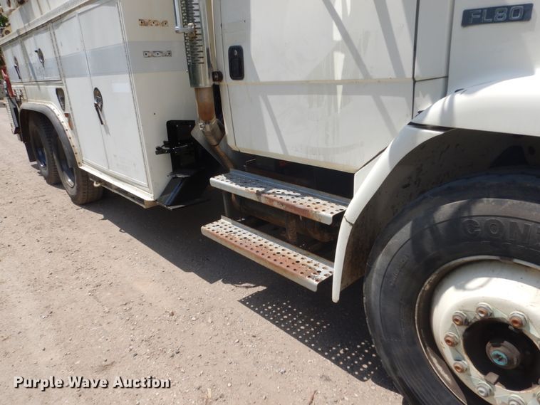 image for item FX9197 1996 Freightliner FL80  digger derrick truck