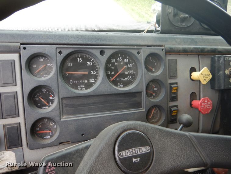 image for item FX9197 1996 Freightliner FL80  digger derrick truck