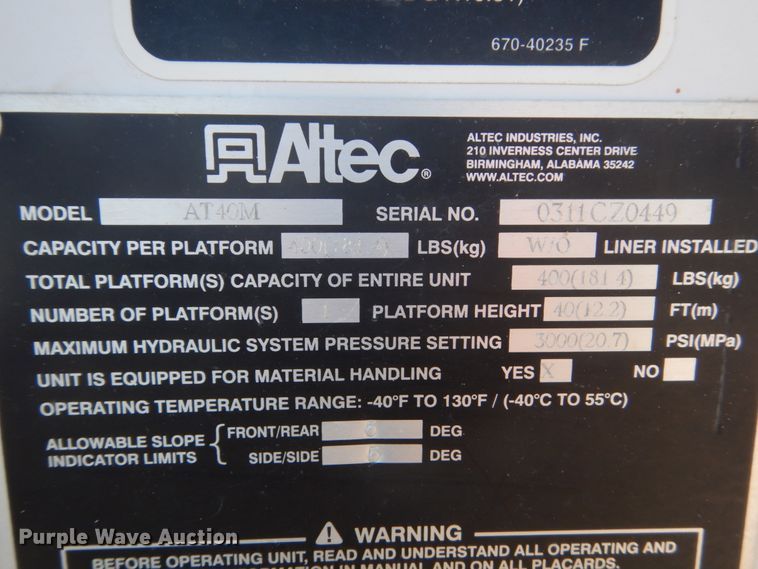 image for item GA9040 2011 Ford F550 Super Duty  bucket truck