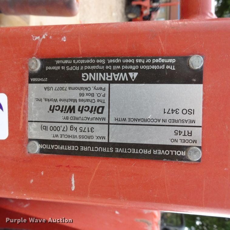 image for item GC9188 2014 Ditch Witch RT45  trencher