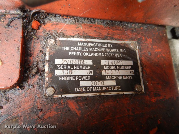 image for item GV9056 2000 Ditch Witch JT4020 Mach 1  directional boring unit