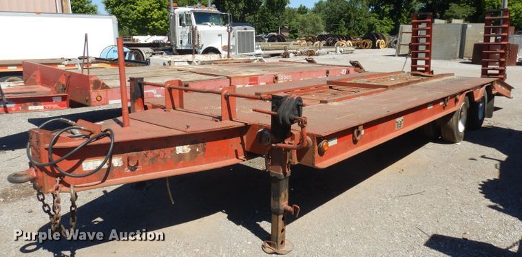 image for item GW9183 2006 Belshe equipment trailer
