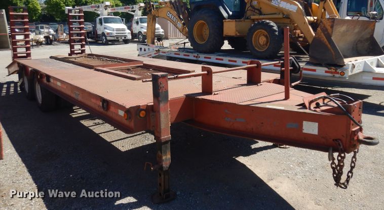 image for item GW9183 2006 Belshe equipment trailer