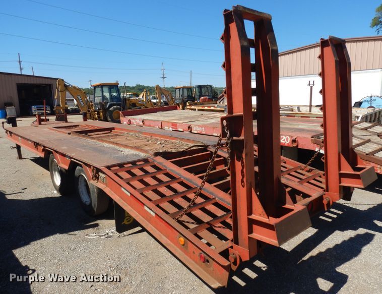 image for item GW9183 2006 Belshe equipment trailer