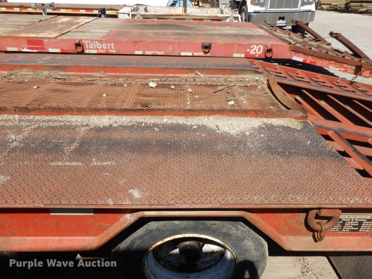 image for item GW9183 2006 Belshe equipment trailer