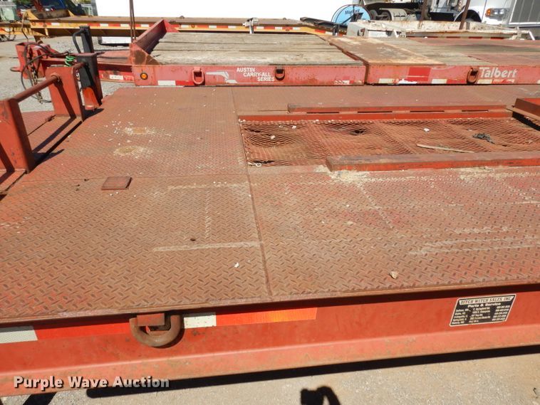 image for item GW9183 2006 Belshe equipment trailer