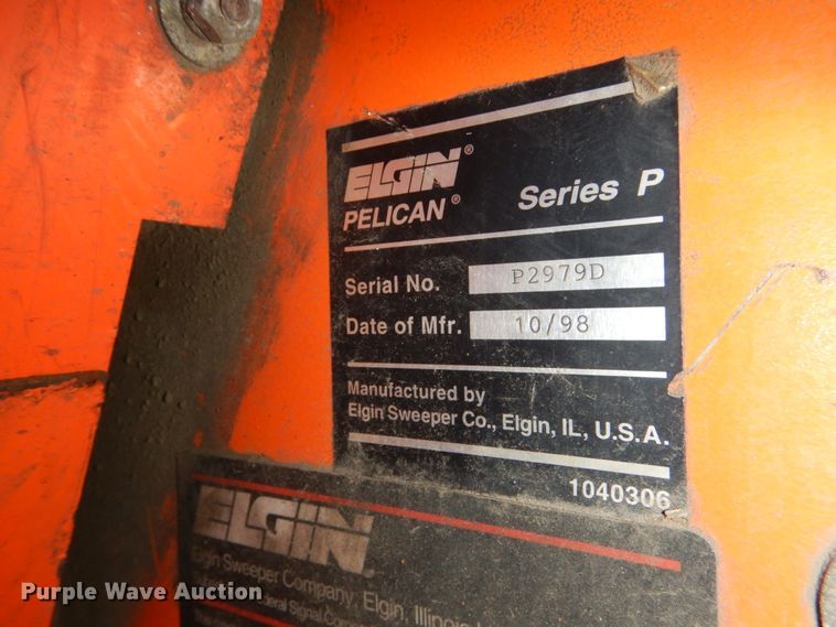 image for item HK9027 1998 Elgin Pelican P  Sweeper