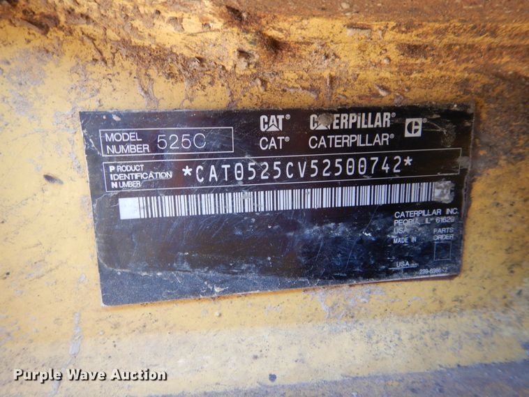 image for item HS9656 2009 Caterpillar 525C skidder