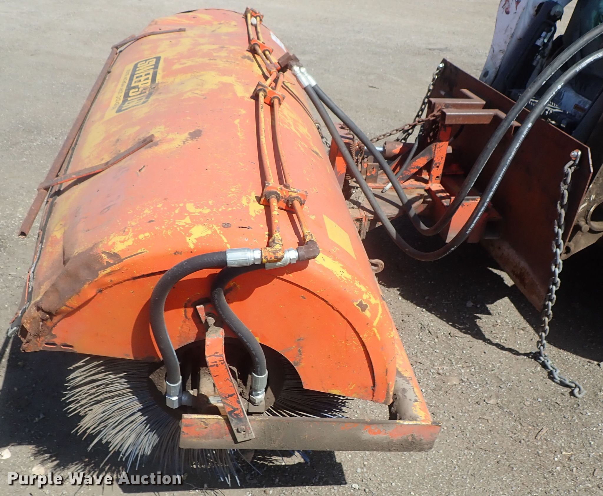Sweepster skid steer broom in Goddard, KS Item DG2229 sold Purple Wave