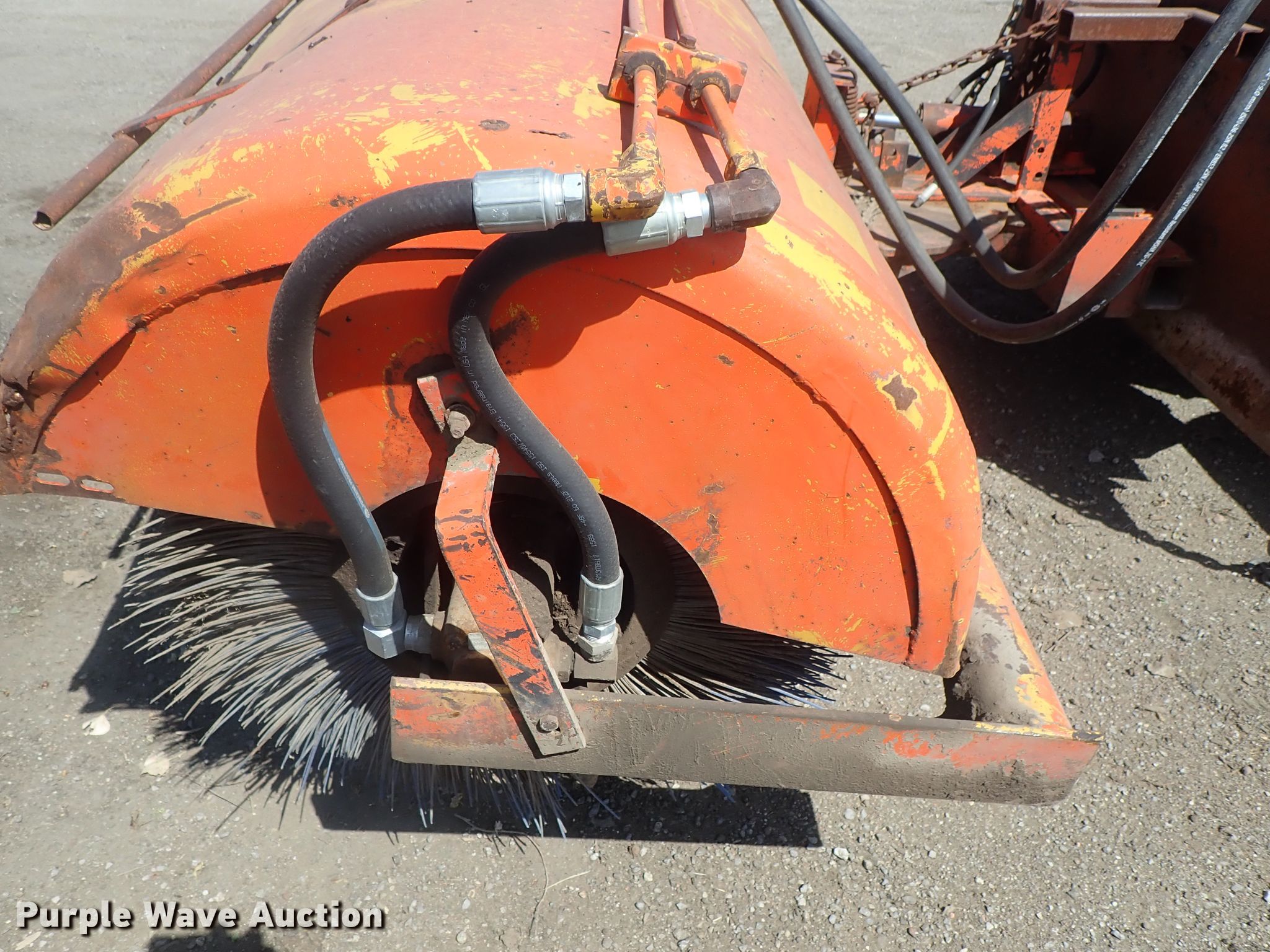 Sweepster skid steer broom in Goddard, KS Item DG2229 sold Purple Wave