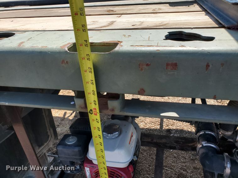 image for item DF8937 1980 Southwest M871 flatbed trailer with nurse tank