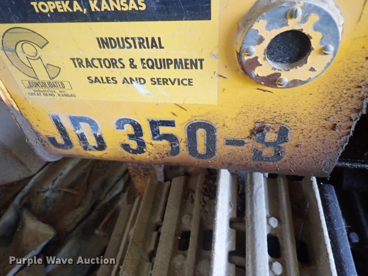 image for item DG2233 John Deere JD350-8  track loader