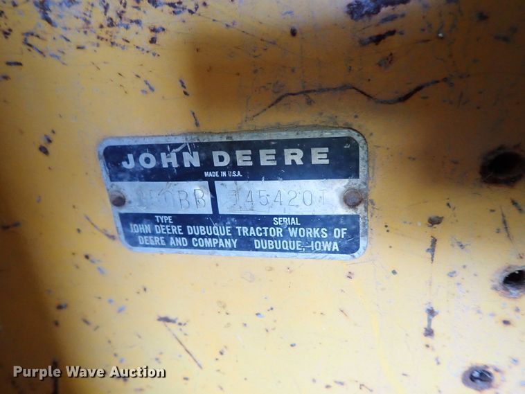 image for item DG2233 John Deere JD350-8  track loader