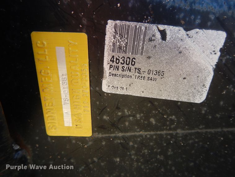 image for item DG7807 Sidney skid steer tree saw