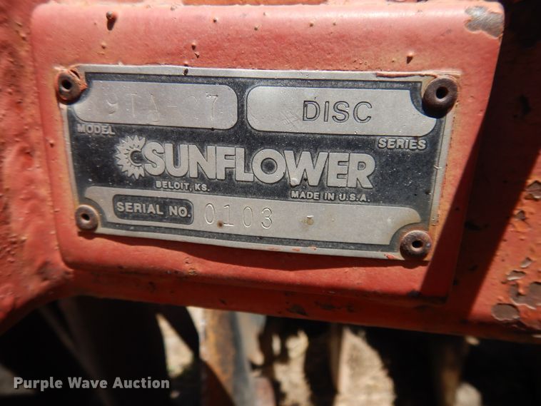 image for item DG7814 Sunflower 1231 double off-set disk