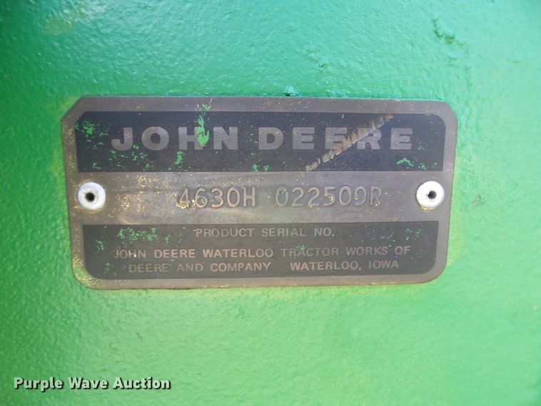 image for item DH4974 1976 John Deere 4630  tractor