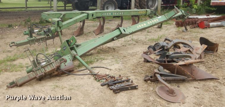image for item GA9065 (2) John Deere five bottom plows