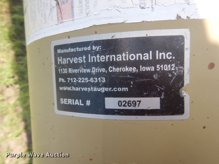 image for item GA9074 Harvest International H1072 auger