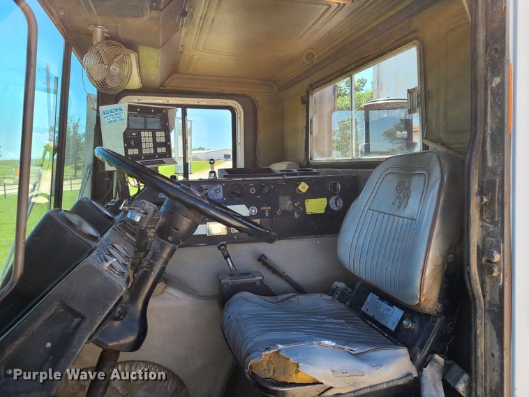 image for item GT9098 1982 Mack MR685S  feed mixer truck