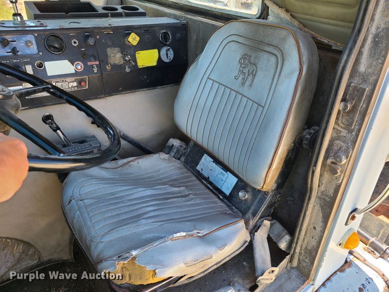 image for item GT9098 1982 Mack MR685S  feed mixer truck