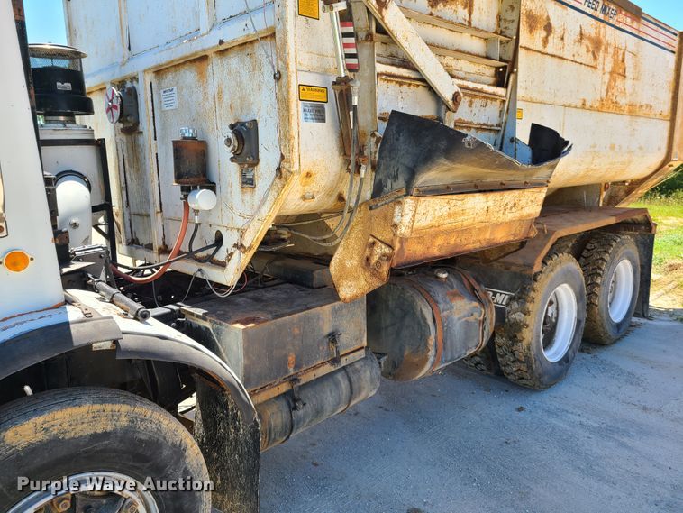 image for item GT9098 1982 Mack MR685S  feed mixer truck