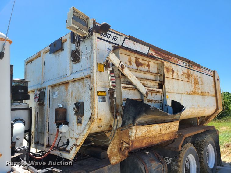 image for item GT9098 1982 Mack MR685S  feed mixer truck