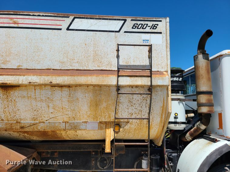 image for item GT9098 1982 Mack MR685S  feed mixer truck