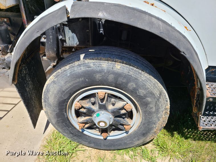 image for item GT9098 1982 Mack MR685S  feed mixer truck