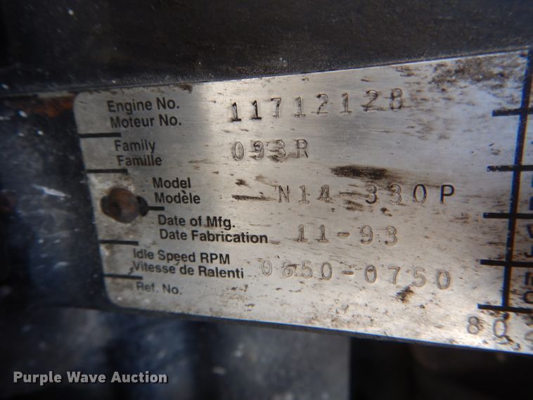 image for item HM9552 1994 White GMC WG  fertilizer delivery truck