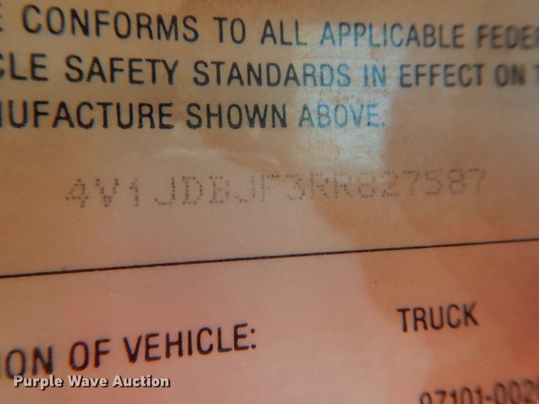 image for item HM9552 1994 White GMC WG  fertilizer delivery truck