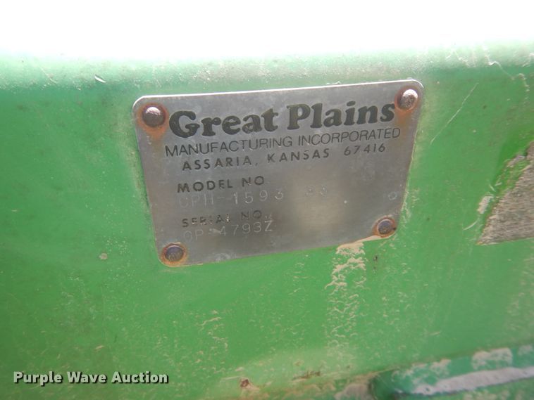 image for item HS9683 Great Plains Solid Stand 15 grain drill