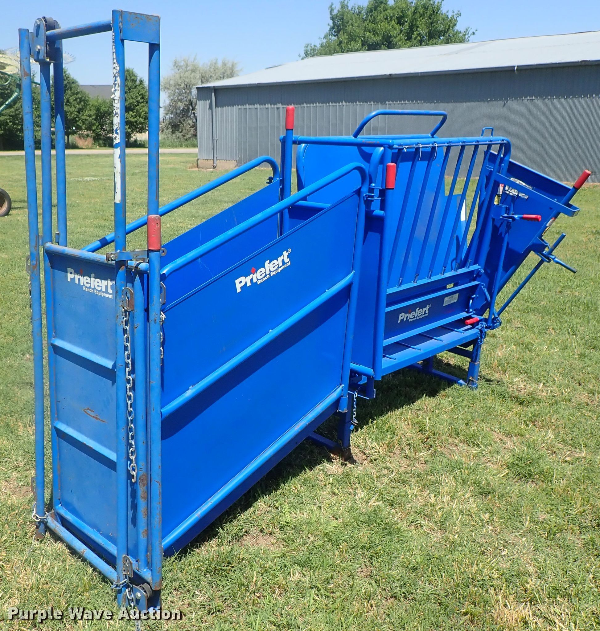 Priefert goat chute in Maize, KS Item DG2202 sold Purple Wave